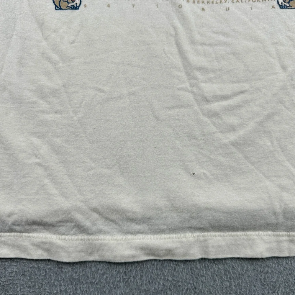 The North Face T-Shirt Mens XL Graphic Mountain Nature Off White Short Sleeve